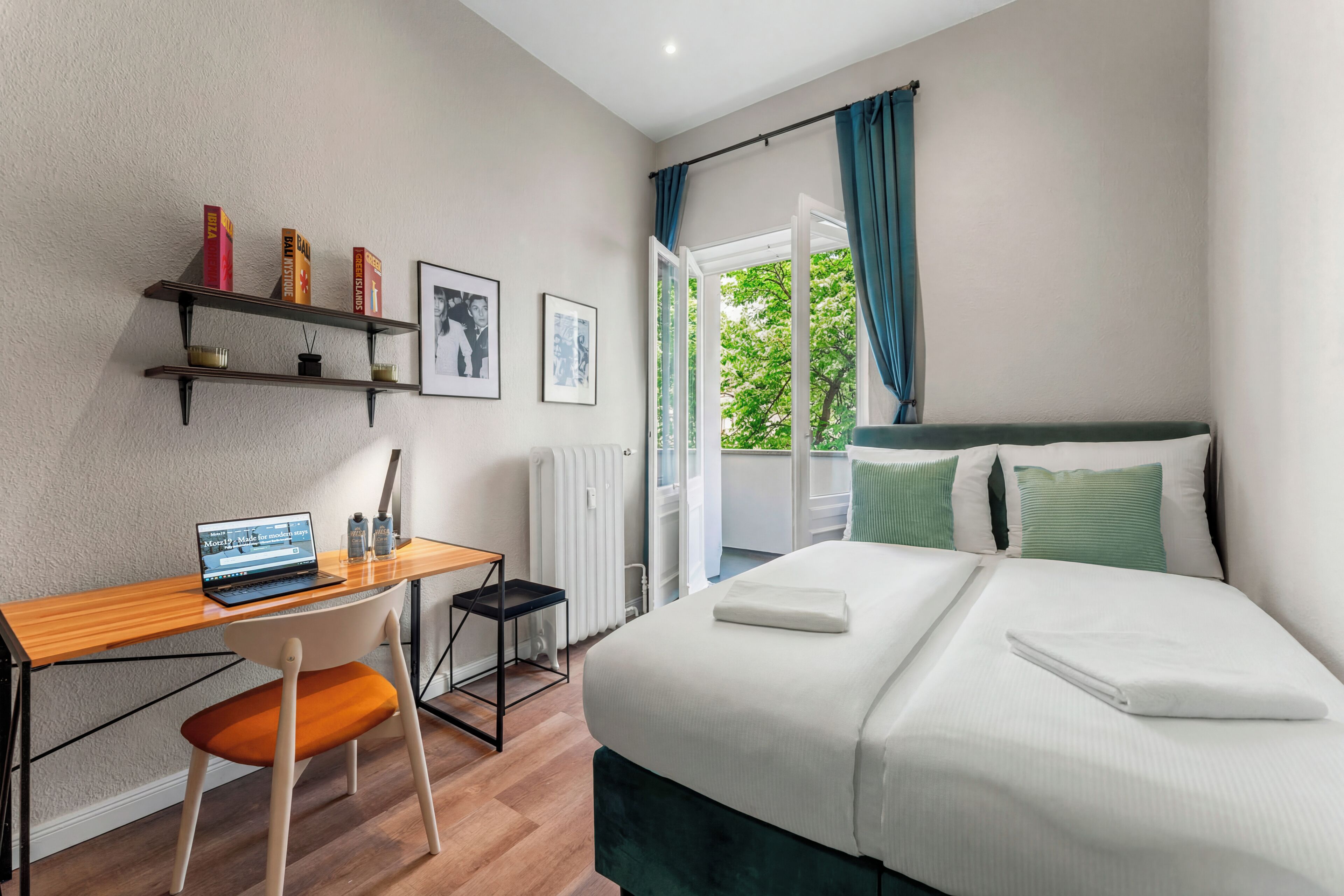 Standard Studio, 1 Queen Bed, Balcony, City View | Desk, laptop workspace, iron/ironing board, free WiFi