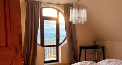 Dream apartment in art nouveau villa | panoramic view, city & nature on the doorstep