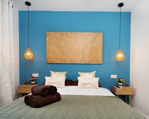 2 habitaciones, tabla de planchar con plancha y wifi gratis 