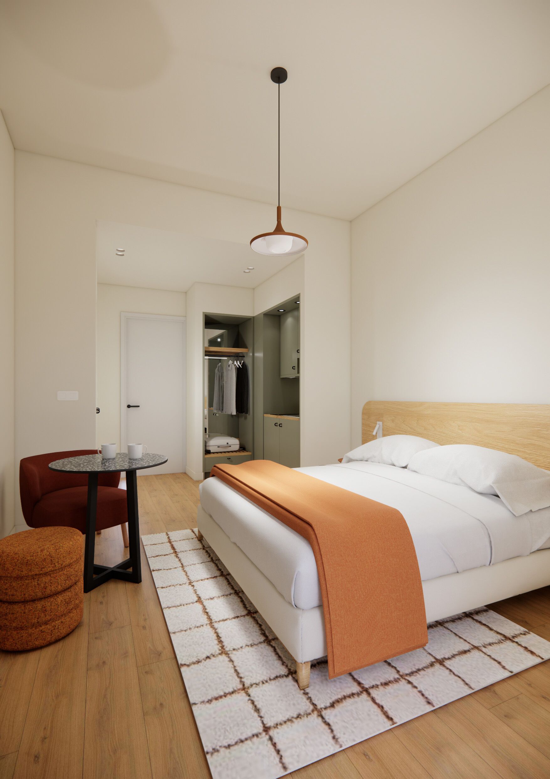 Basic Double Room, City View