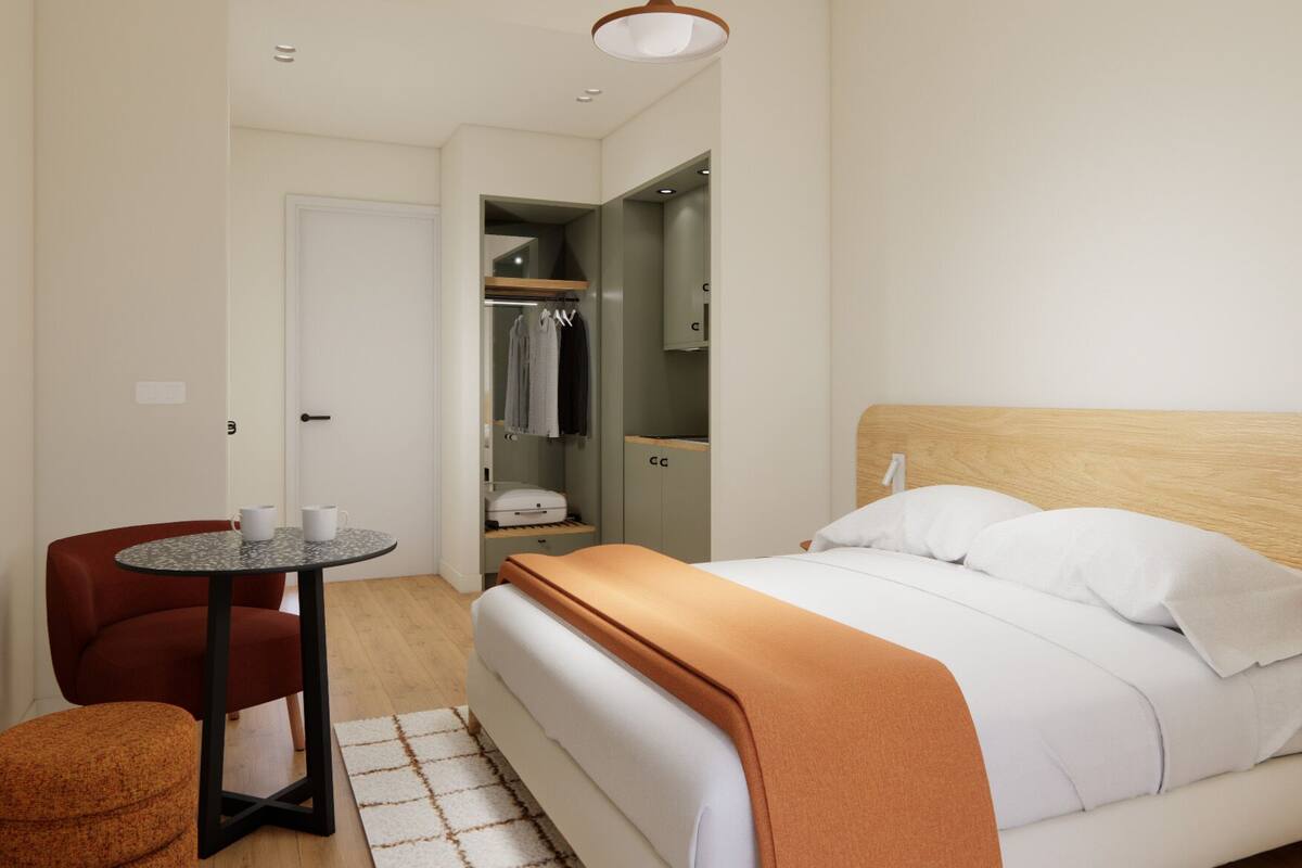 Basic Double Room, City View