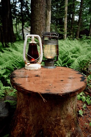 Food and drink - Romantic A-Frame Cabin - Firepit & Grill (Pocono Pines)