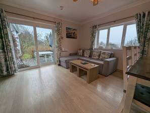 Comfort Apartment, Mountain View | Living area - Cwmbach Lodges  (Cadoxton)