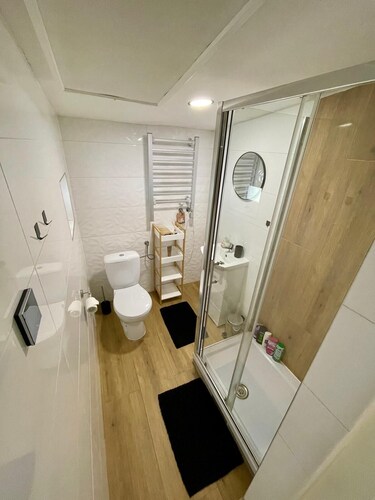 Cozy studio in tranquil Trenčiansky kraj with AC comfort