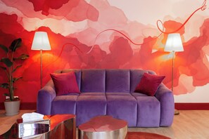 Living area - Superb 3-star gîte, parking space in front of the gîte. Pets welcome! (Bayeux)