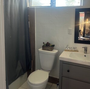 Towels, soap, toilet paper