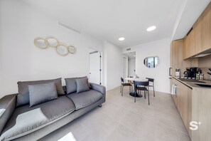 Apartment, Balcony, City View | Living area - Downtown Miami Luxury Condo - City Views (Miami)