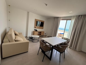 Superior Room, Balcony, Sea View | Living area - Adria Suite Apartments  (Benalmádena)