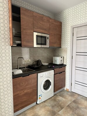 Luxury Apartment, Balcony, City View | Private kitchen - Tbilisi Airport Panorama (Tbilisi)