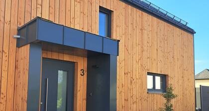 Newly built vacation home near the Geierlay suspension rope bridge