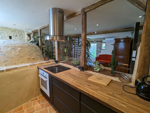 Charmant gîte jardin fleuri - 7 pers.