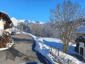 Property grounds - Comfortable chalet with parking - 4 guests (Les Gets)