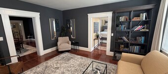 A stylish and quiet, comfortable space with full house accommodations