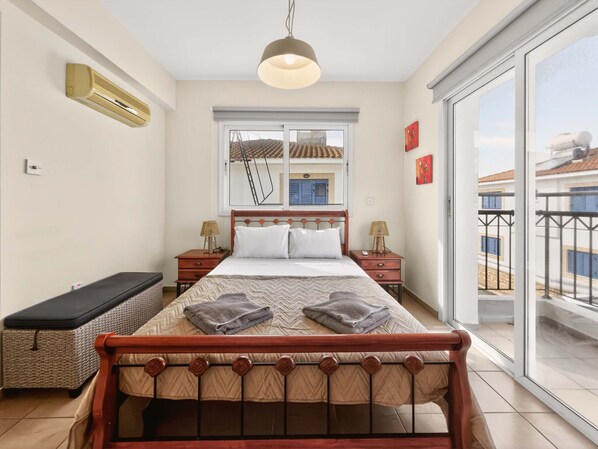 2 bedrooms, iron/ironing board, free WiFi, bed sheets - Sirena Nest Villa | 2BR Walk to Beach (Protaras)