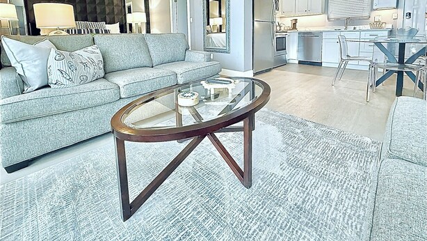 Living area -  The Coastal - Gulf View 8th floor condo at Bonita Springs Beach & Tennis Club (Bonita Springs)