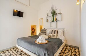 1 makuuhuone, silitysrauta/-lauta, ilmainen Wi-Fi, vuodevaatteet