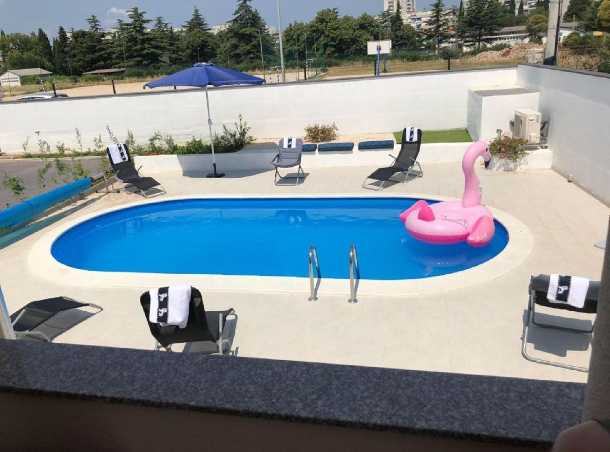 House (ThreeBedroom Holiday Home With Privat) | Pool | Seasonal outdoor pool