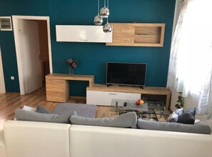 House (ThreeBedroom Holiday Home With Privat) | Living room - Holiday House Franov (Zadar)