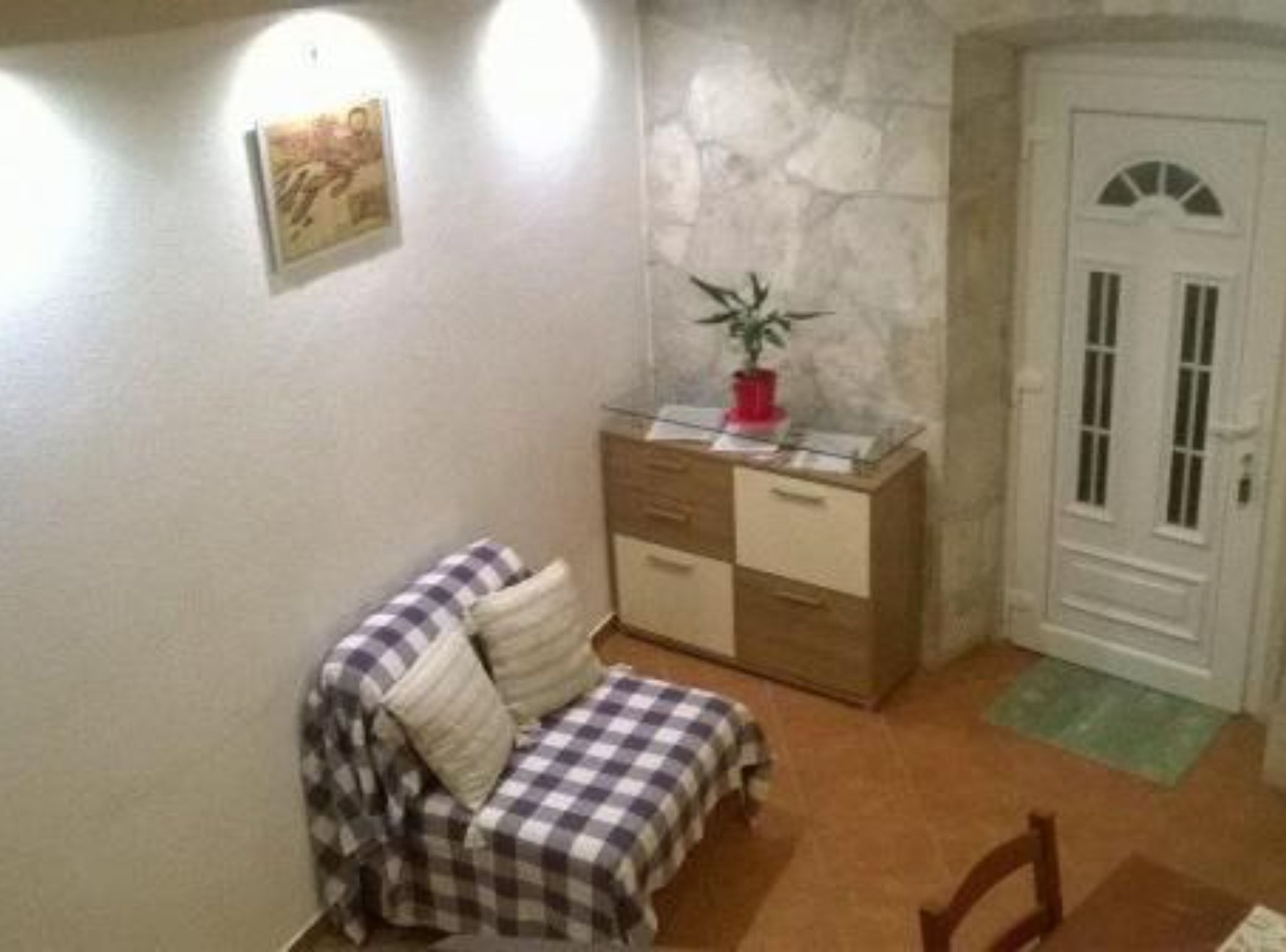 Apartment (One Bedroom Apartment with Sea View a) | Living room