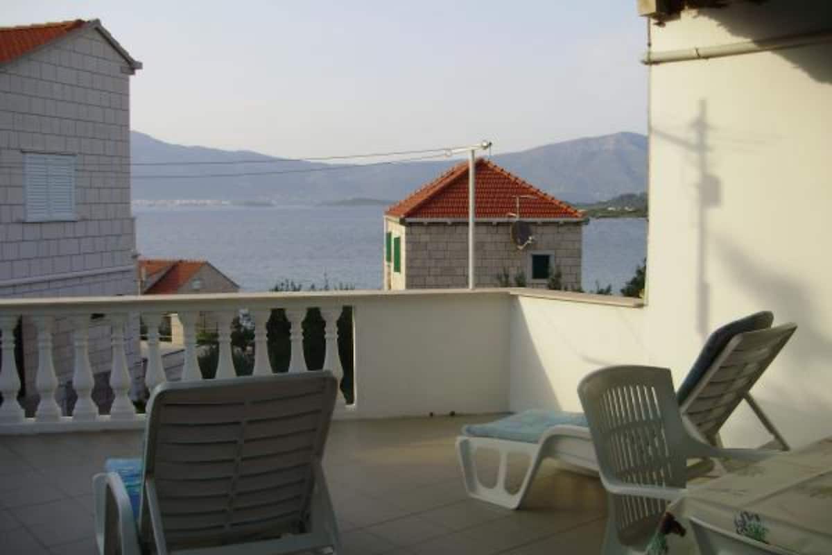 Appartement (One Bedroom Apartment with Sea View a) | Balcon