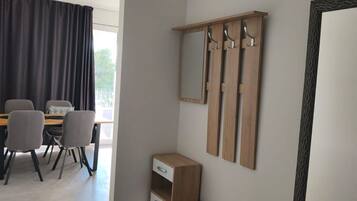 Apartment (Superior One Bedroom Apartment with B) | Living room | 32-inch flat-screen TV with digital channels