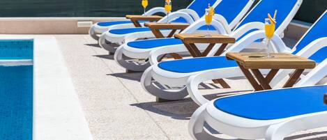 House (Five Bedroom Holiday Home with Pool) | Outdoor pool | Outdoor pool, sun loungers