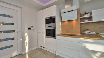 Apartment (Two Bedroom Apartment with Terrace 4) | Private kitchen | Fridge
