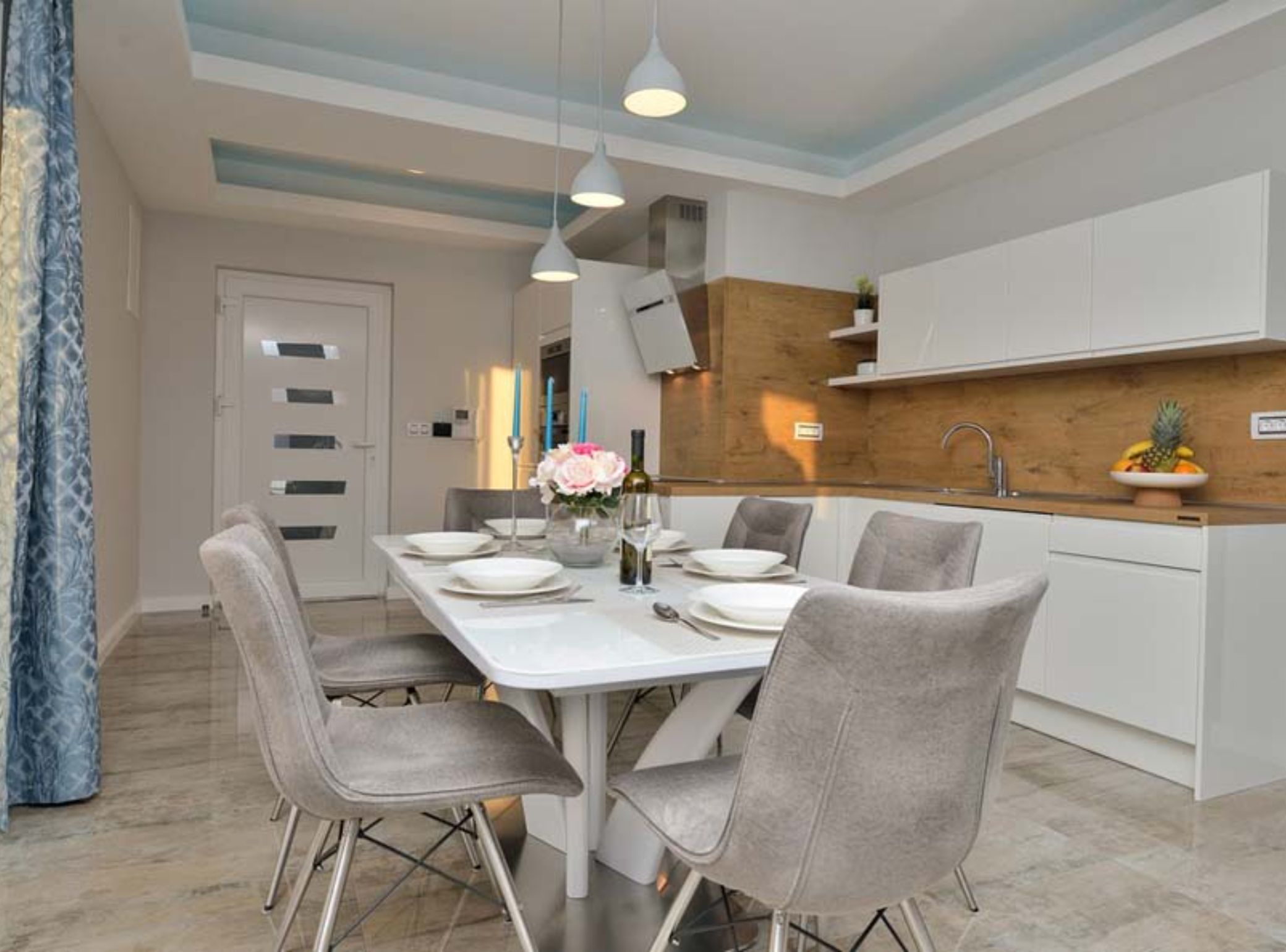 شقة (Two Bedroom Apartment with Terrace 4) | غرفة لتناول الطعام