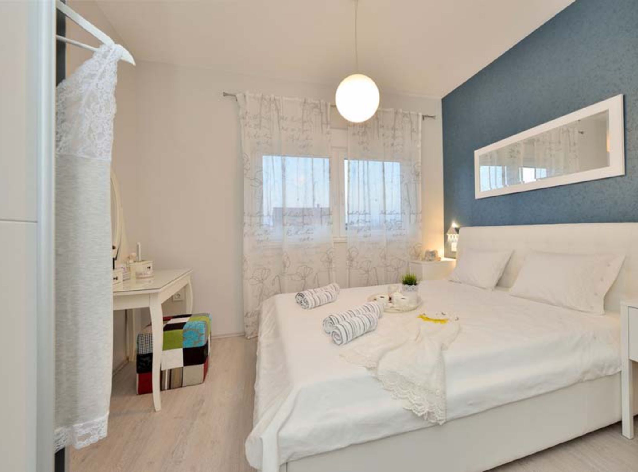 شقة (Two Bedroom Apartment with Terrace 4) | 7 عدّة غرف نوم وأسرّة أطفال/رضّع