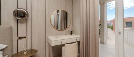 Douche, serviettes fournies