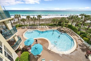 Indoor pool, a heated pool - Jade East 420•Remodeled•Beachfront•Heated Pool/Spa•Beach Gear•Fitness Center (Destin)