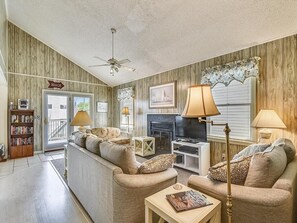 TV - Beachside 3BR Home w/ Porch + Deck | Sleeps 8! (Bethany Beach)