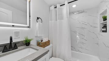 Towels, soap, toilet paper