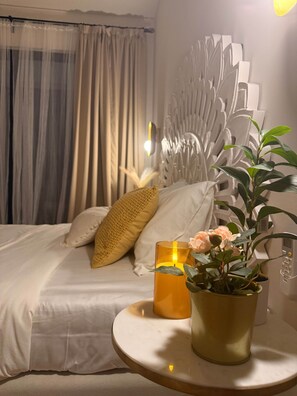 1 bedroom, iron/ironing board, WiFi, bed sheets - "Boho Mare" – Adults Only (+16) (Sarandë)