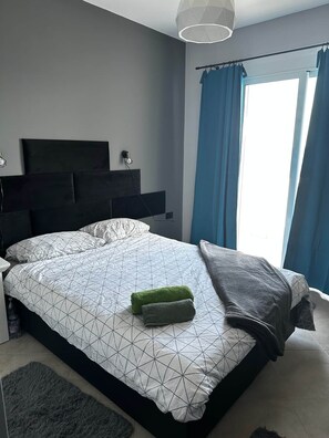 2 bedrooms, iron/ironing board, WiFi, bed sheets - Eva - Panoramic Penthouse (Sarandë)