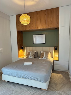 1 bedroom, iron/ironing board, WiFi, bed sheets - Vanessa - Corfu View Residence (Sarandë)