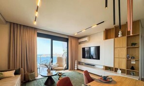 Living area - Solaria Sea View • Adults Only • (Sarandë)