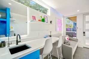 Interior - Modern container style guest house with shared hot tub, BBQ, dog friendly (Houston)
