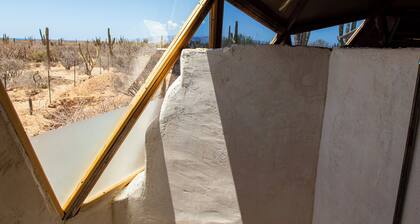 Geodesic Dome in Turquoise Bay Baja California Sur