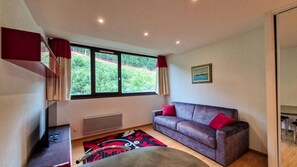 Living area - 7th floor, tv, ski locker, 25m², Flaine (Flaine)