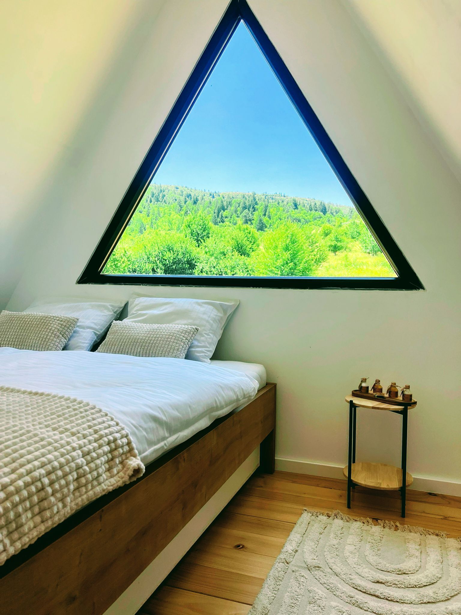 2 habitaciones, tabla de planchar con plancha y cuna de viaje 