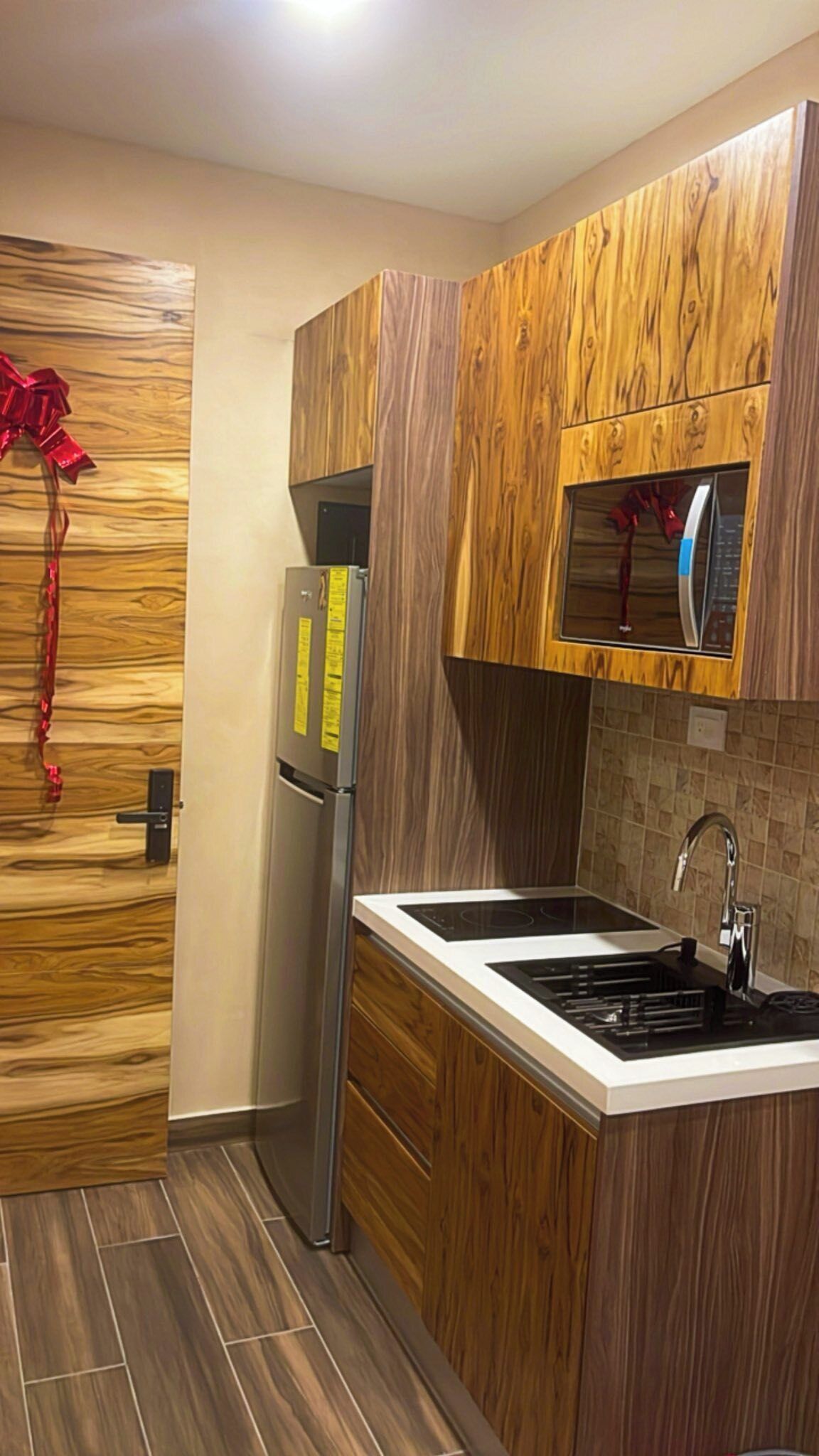 Microwave, stovetop, dishwasher