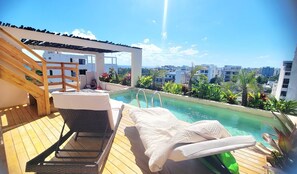 Pool - CARIBIQUE Lovely rental unit PLAYA DEL CARMEN (Playa del Carmen)