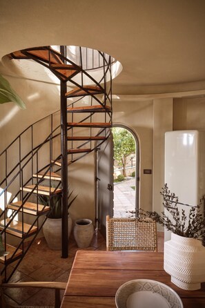 Interior - Ilision Stone Tower   Private Heart Shaped Pool (Zakynthos)