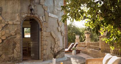 Ilision Stone Tower Private Heart Shaped Pool