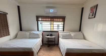 3-bedroom house in quaint Paramaribo with cool AC breeze.