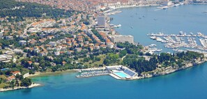 Aerial view - Charming apartment with balcony in the heart of Split (Split)