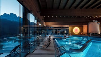 Indoor pool, a heated pool
