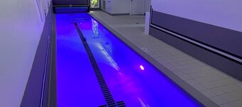Comfortable, clean, and spacious home with heated indoor pool