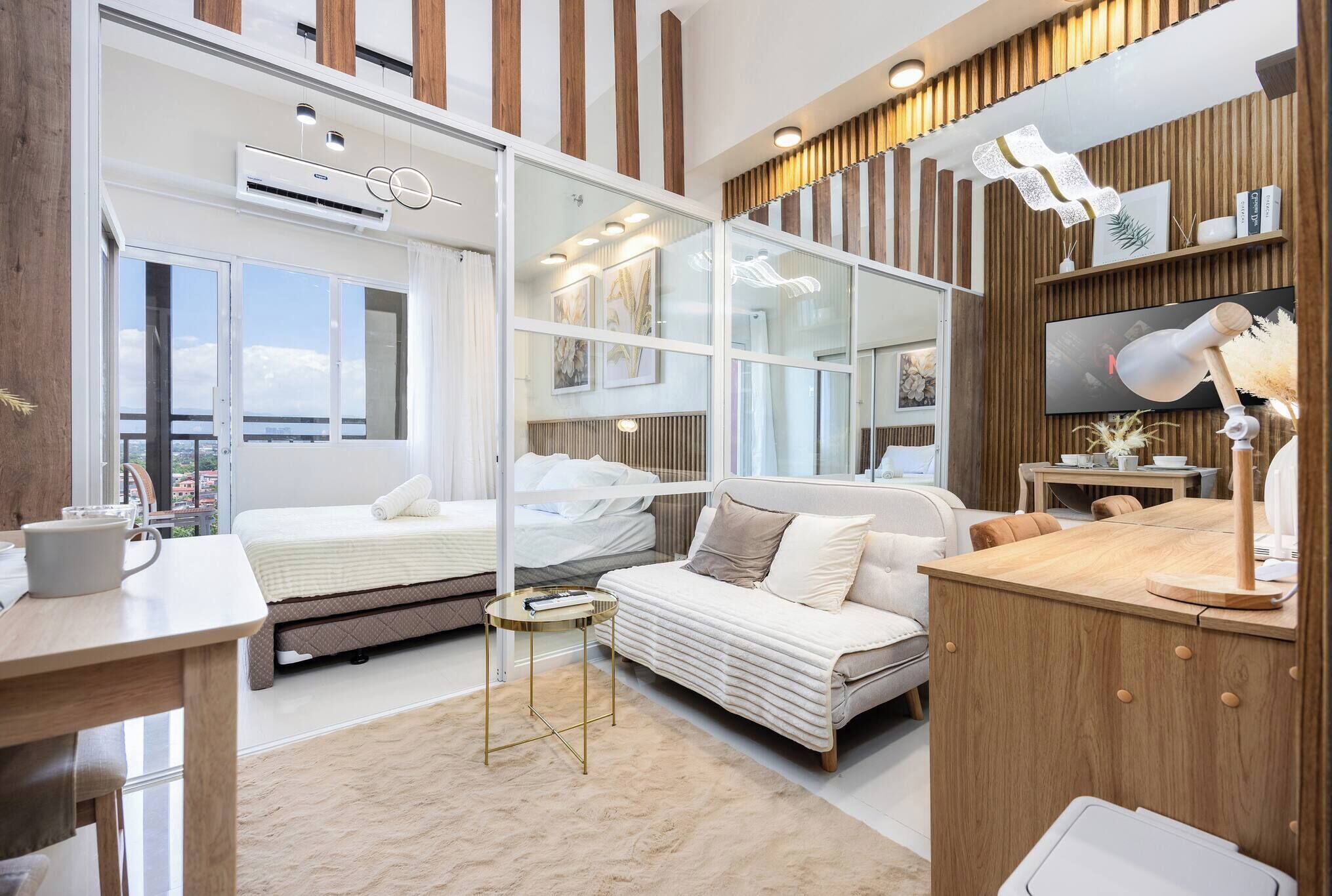 Studio, 1 Schlafzimmer, barrierefrei | Wohnzimmer